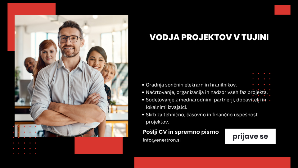 Zaposlitev Enertron Vodja